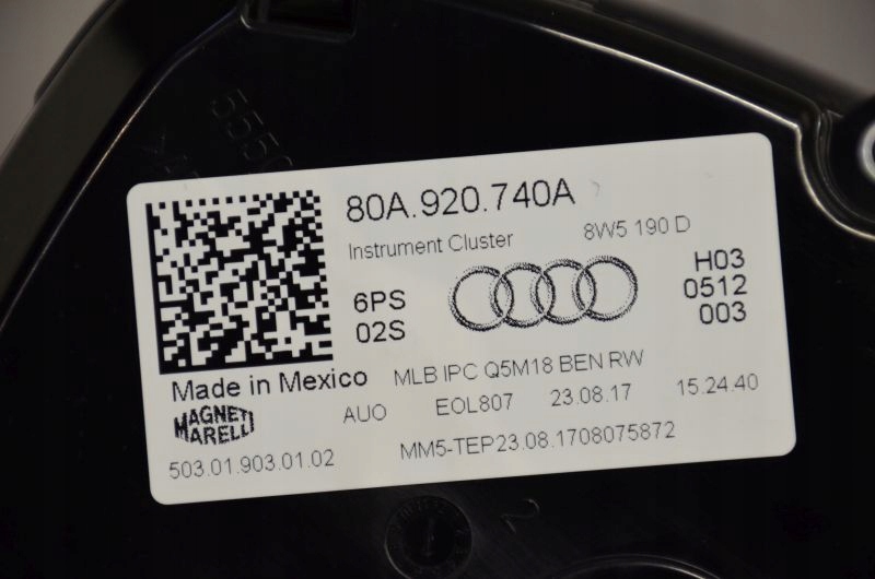 фото №5, Audi q5 80a лічильник прилади 80a920740a