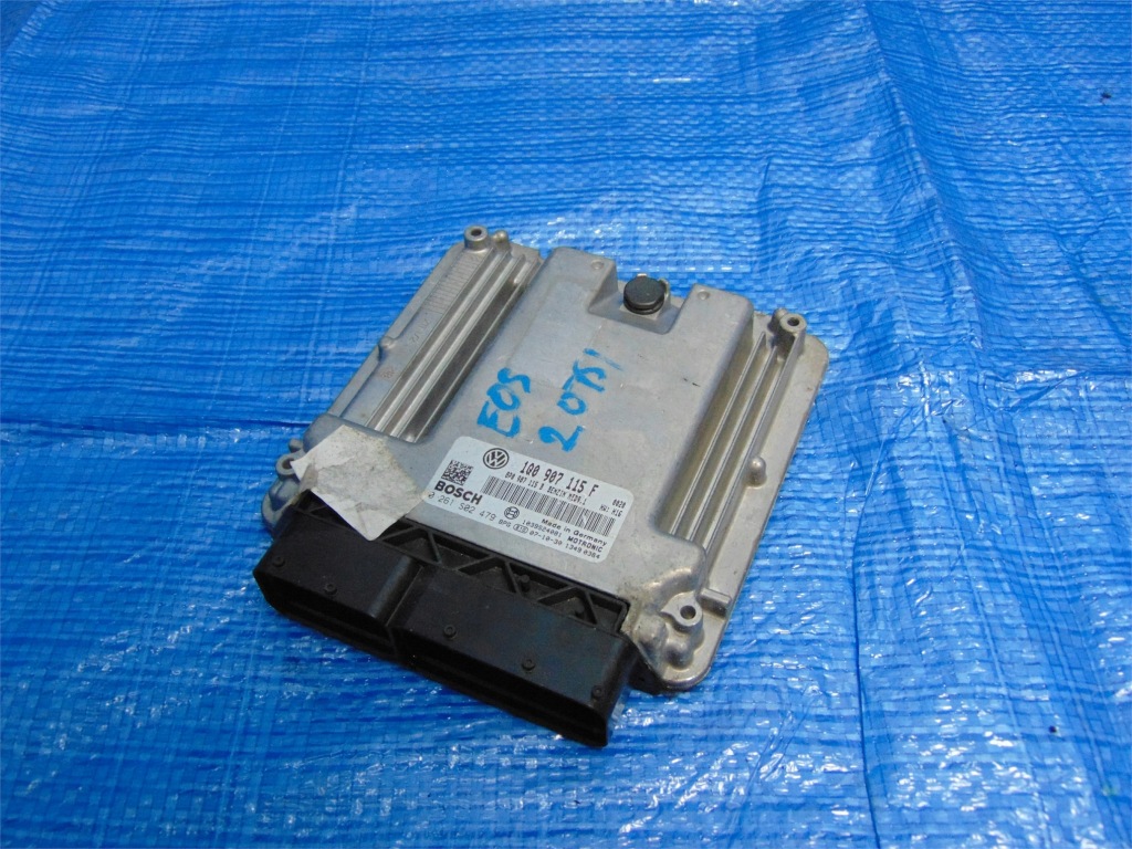 фото №1, Vw eos 2.0 tfsi бортовой компьютер двигателя 1q0907115f