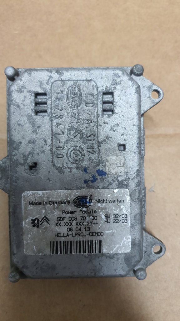 фото №1, Перетворювач модуль ксенон 74284700