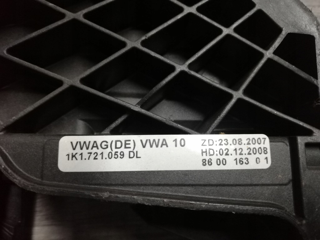 фото №4, Педаль зчеплення vw 1k1721059dl/1k0721388