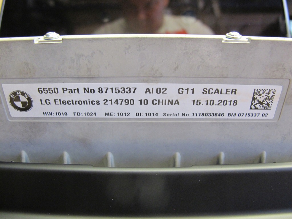 фото №6, Монітор дисплей bmw g11 g12 8715337 екран.