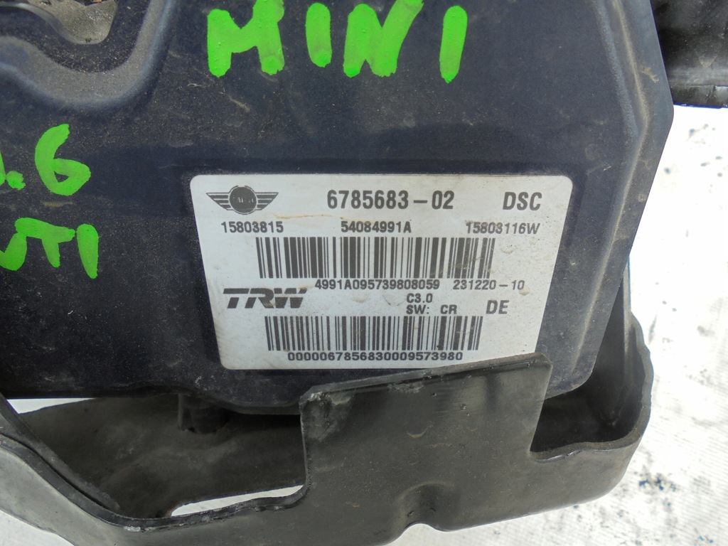 фото №2, Насос abs mini cooper one r56 6785683-02