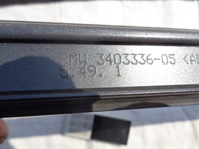 фото №6, Bmw x3 молдинг дахова права pod рейлінг