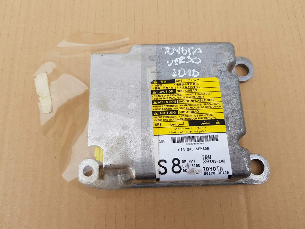 фото №1, Датчик модуль блок управления подушек toyota verso 2010