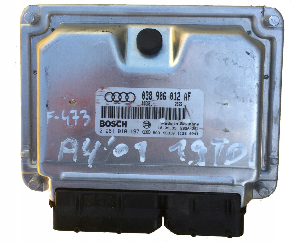 фото №1, Ecu audi a4 1.9tdi 038906012af 0281010197