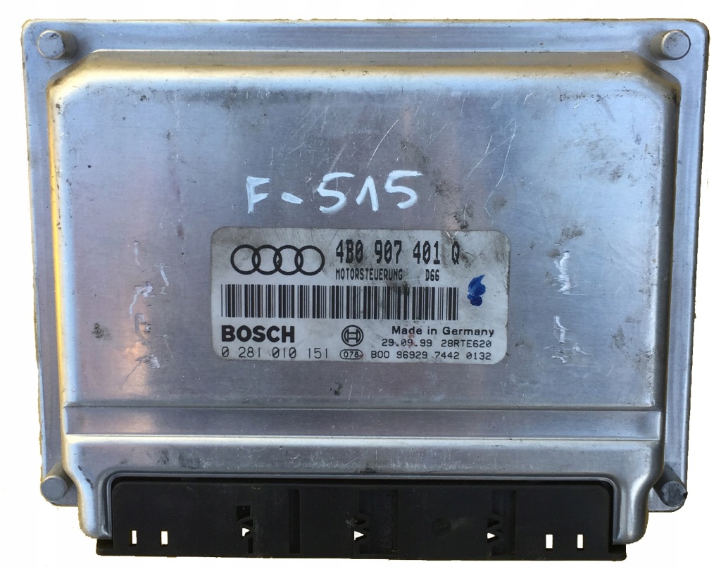 фото №1, Ecu audi a6 c5 2.5tdi 4b0907401q 0281010151