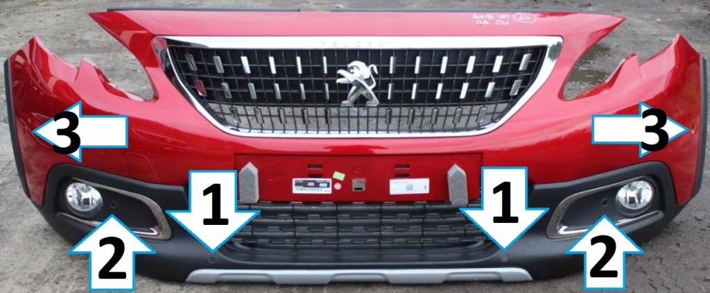 Купити Чорний mat 0263013216 psa 9800210677xt крайній датчик pdc паркування перед