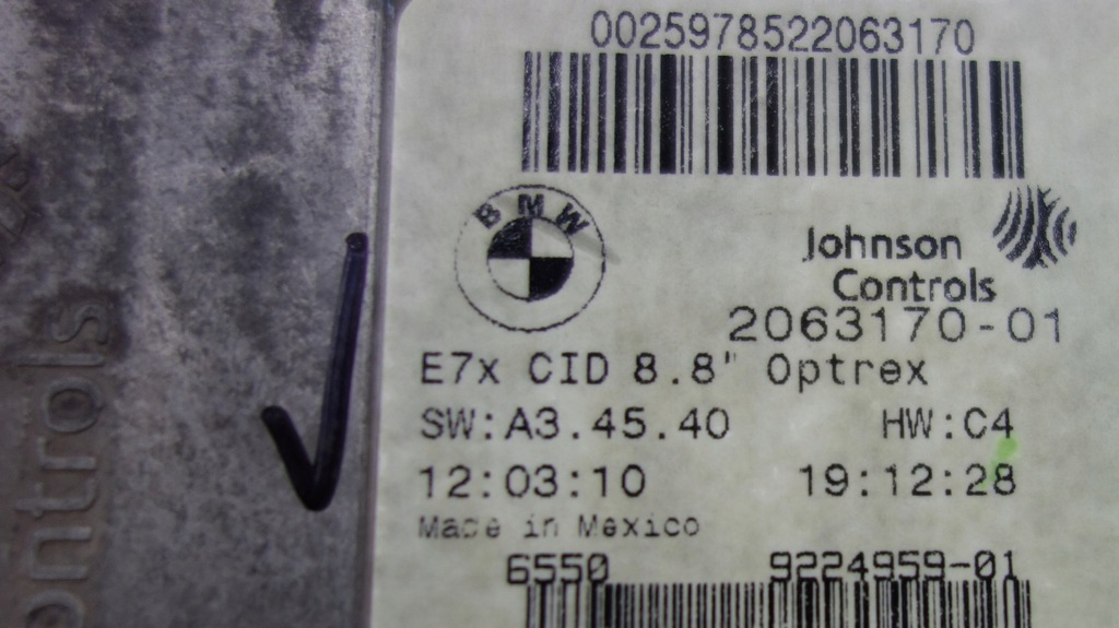 фото №5, Bmw x6 e71 монитор дисплей 9224959