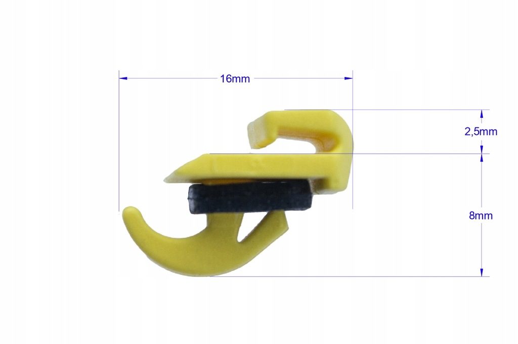 фото №5, Кліпса накладки скло лобове seat leon i toledo ii