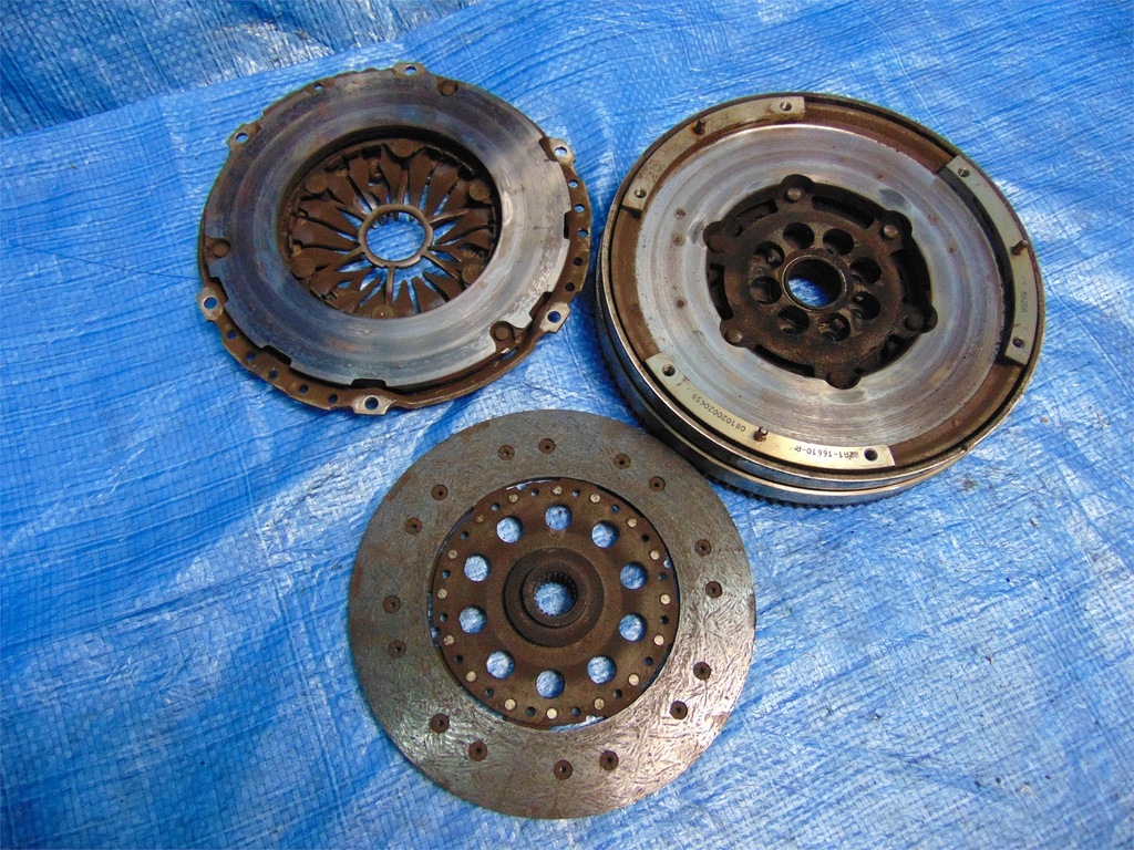 фото №1, Mazda 6 ii gh 2.2 citd колесо двухмассовый прижим kompl