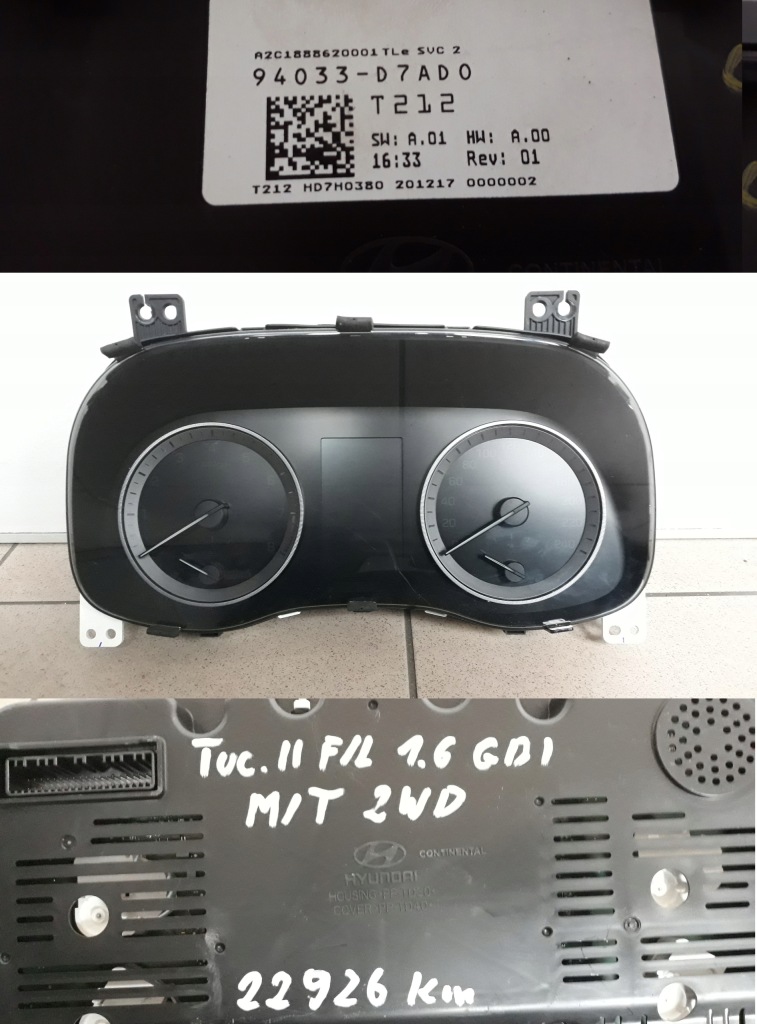 фото №1, Hyundai tucson ii lift 2019 лічильник 94033-d7ad0