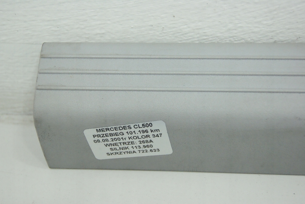 Молдинг на порог серая p левый mercedes cl w215 Оригинал