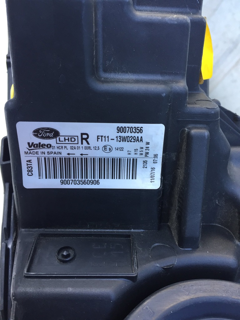 фото №4, Ford transit connect mk2 права лампа перед led 13-