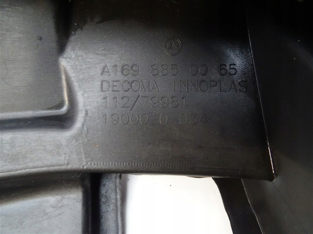 фото №9, Плита pod бампер mercedes a 169 w169 a1698850065