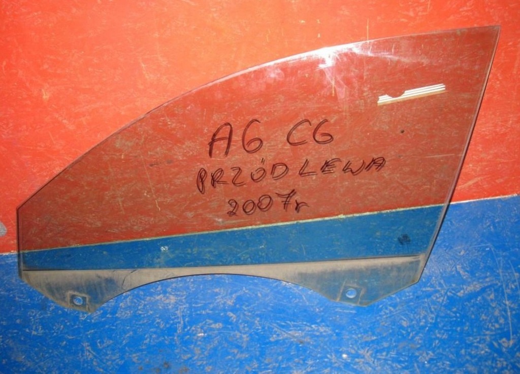 фото №1, Audi a6 c6 скло двері перед передня ліва 2007r