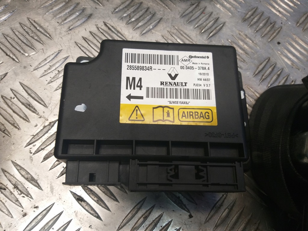 фото №4, Подушка подушка безопасности ремни модуль renault scenic iii