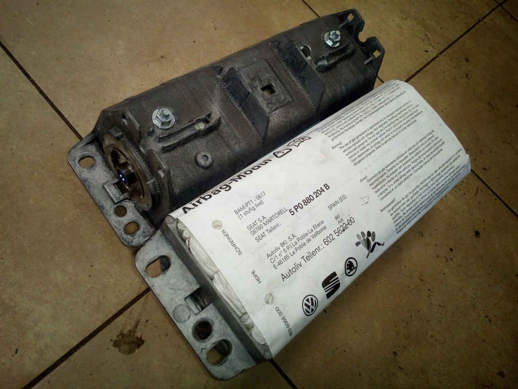 фото №1, Подушка безпеки пасажира altea toledo touran вибір x