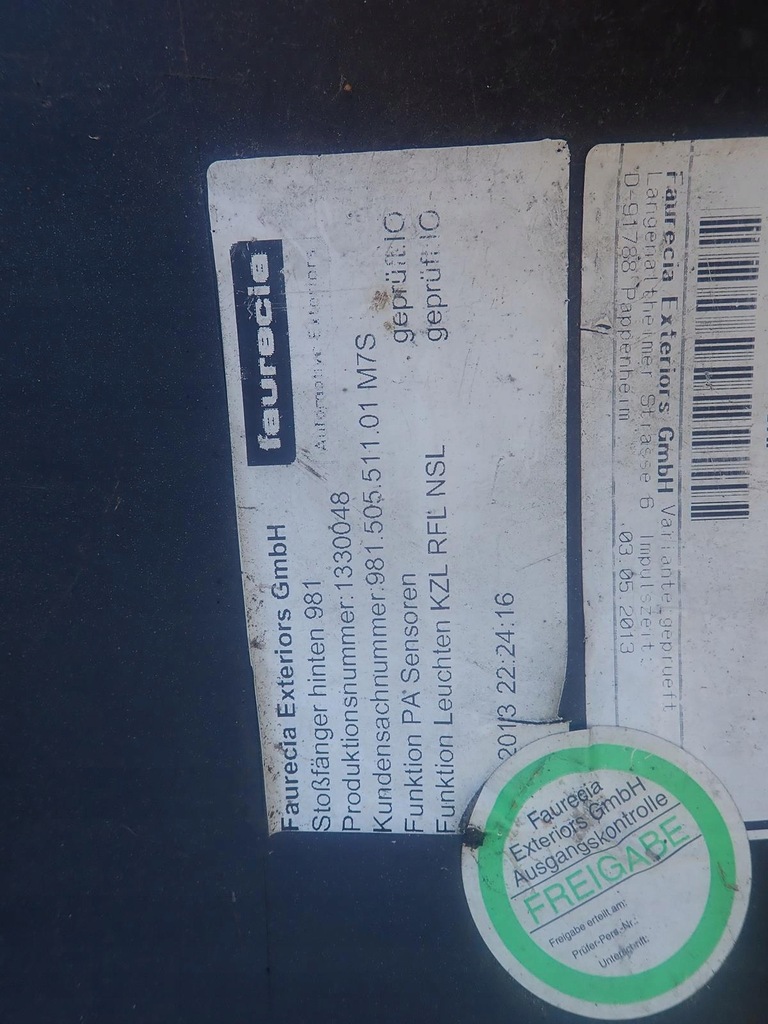 фото №10, Porsche 911 997 lift 09-12 бампер задняя задний pdc