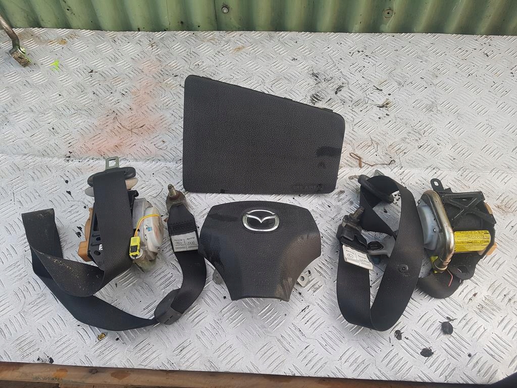 фото №1, Mazda 6 gg 02-08 подушка безопасности консоль подушки безопасности ремни kpl