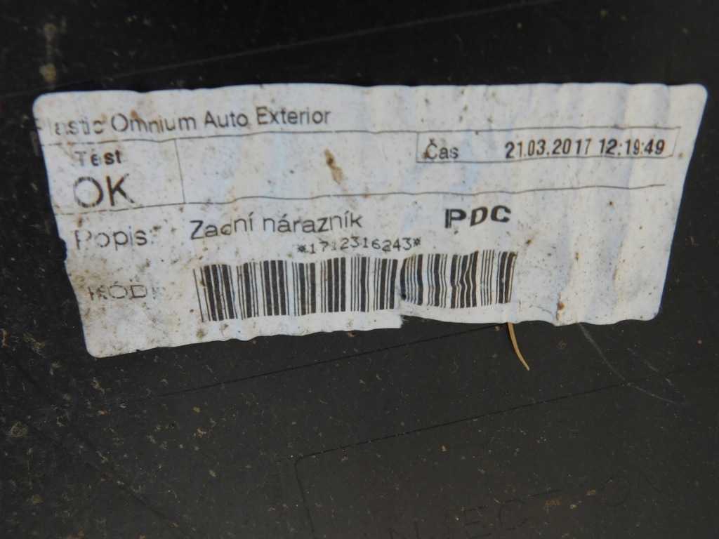 фото №9, Skoda superb iii 3 3v9 kombi бампер задний задняя