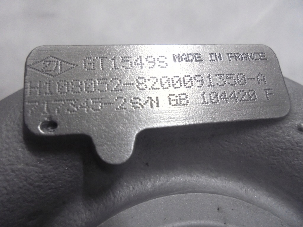 фото №12, Турбина turbo турбонагнетатель renault trafic ii 1.9 dci 101 km 751768