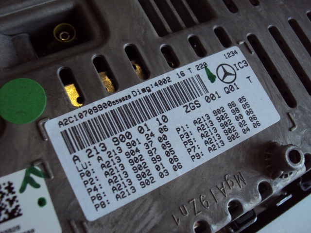 фото №9, Счетчик экран mercedes e-klasa w213 a2139000110