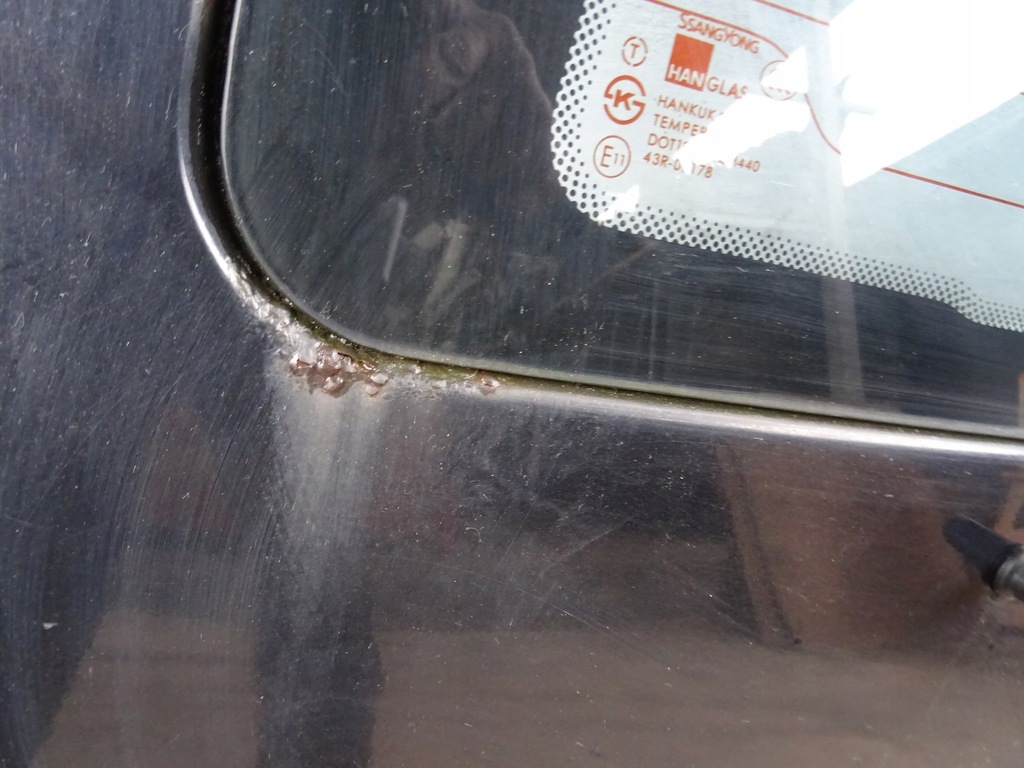 фото №7, Ssangyong korando кришка багажника двері багажника скло 99r