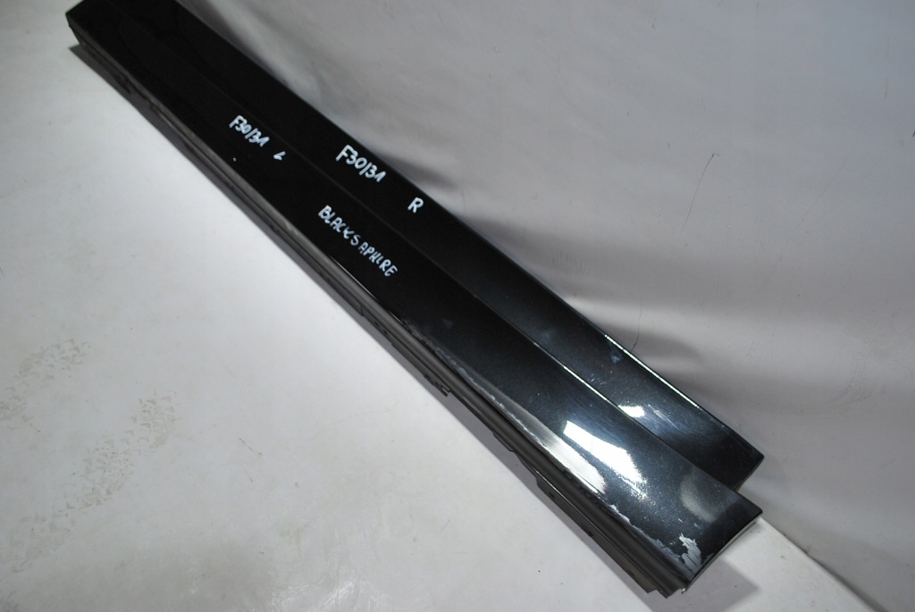 фото №2, Bmw f30 f31 накладки молдинг порог blacksapphire