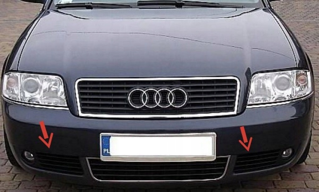 фото №9, Решітка радіатора бампера audi a6 c5 01-05 протитуманна фара права
