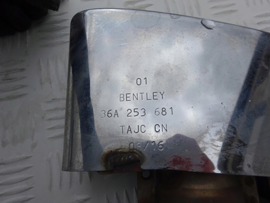фото №5, Bentley bentayga вихлоп наконечник гасник лівий