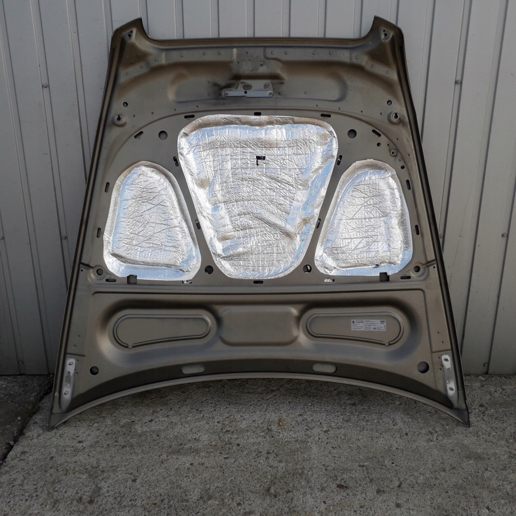 Audi a6 c6 капот крышка двигателя золотая повреждённая с Разборки