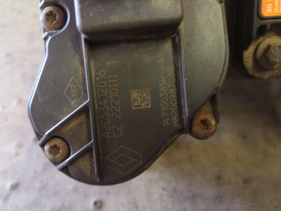 фото №8, Renault 2,3 dci дросельна заслінка egr датчик тиску