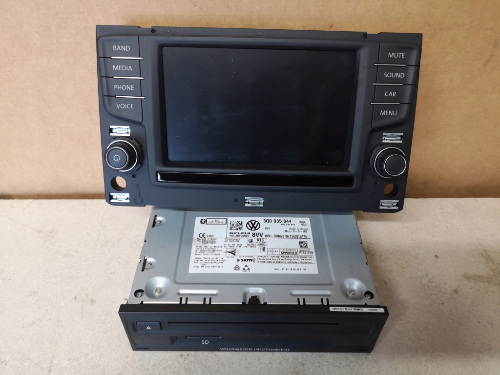 фото №1, Vw golf vii 7 радіо 3g0919605h