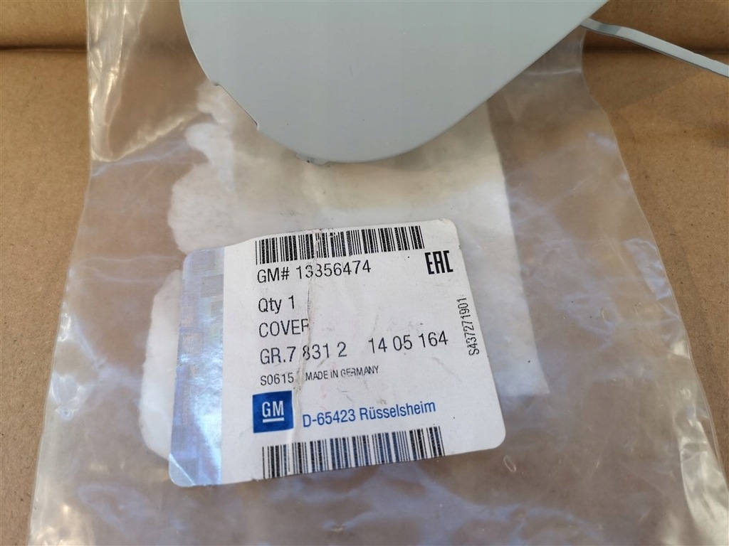 фото №3, Заглушка фаркоп бампер задняя opel adam 13356474