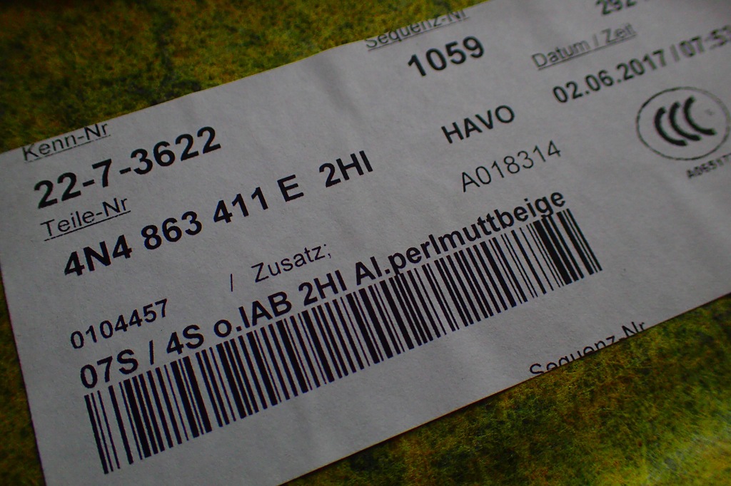 фото №5, Audi a8 4n d5 полиця багажника задня 4n4863411e