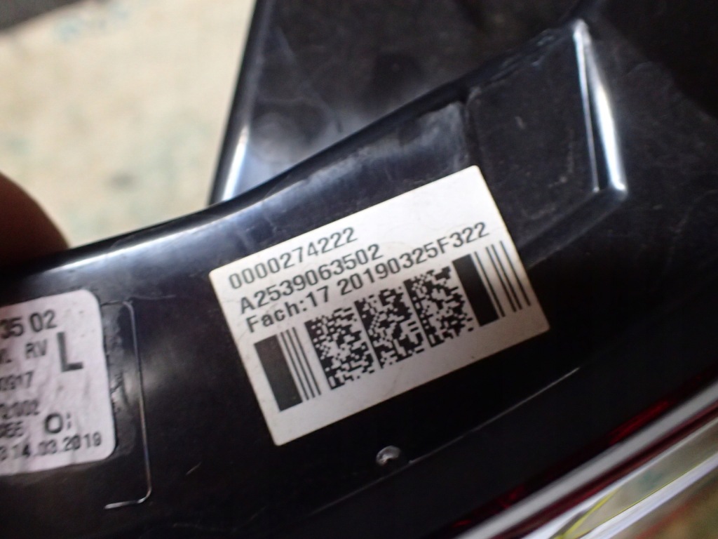 Фара задній ліва mercedes glc w253 led купе Оригінал