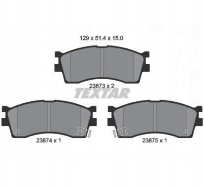 фото №12, Textar 2387301 набір гальмівних колодок гальмівних, гальма дискові