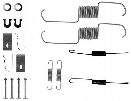 фото №5, Тормозные колодки пружины тормозные honda accord iv cr-v hr-v carry jimny