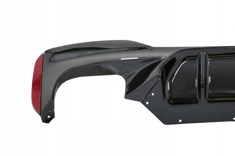 фото №13, Дифузор задній+ наконечник вихлоп bmw g30/g31 black