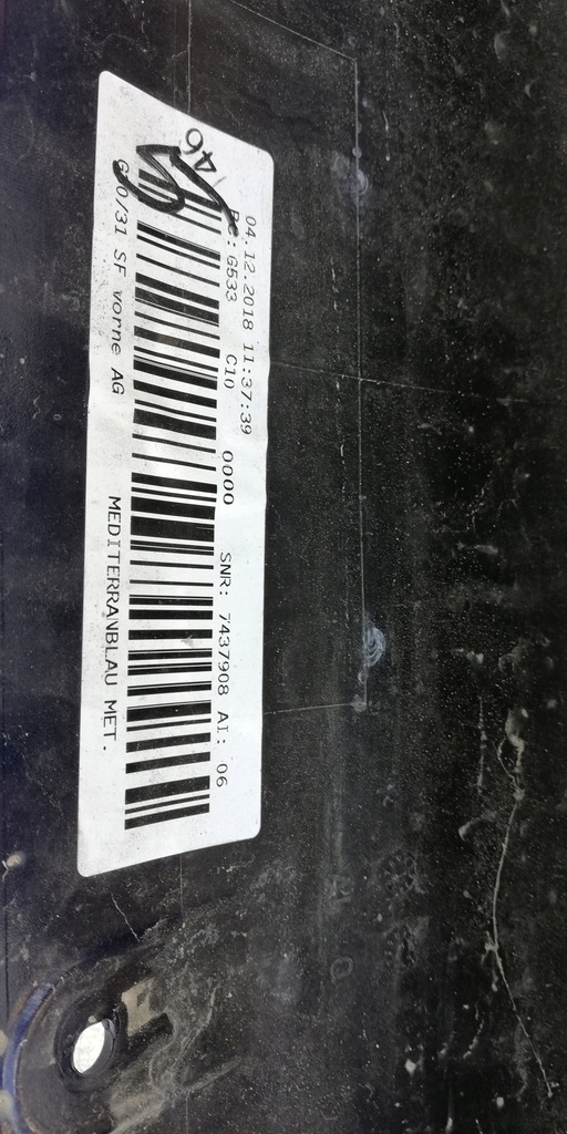 фото №7, Bmw 5 g30 g31 16- бампер передній перед