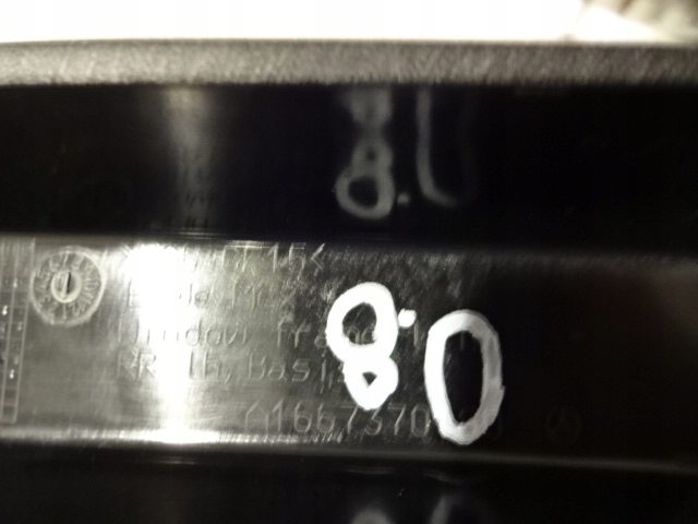 фото №5, Рамка двері скло mercedes ml задня лівий правий