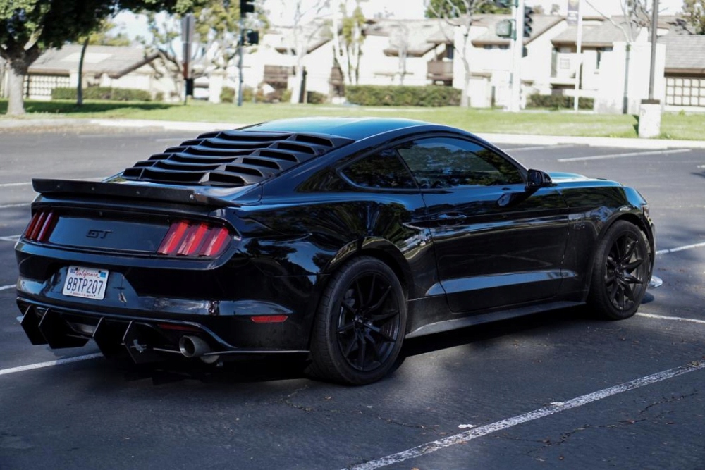 фото №6, Жалюзі шторка чорний mat ford mustang 2015-2021