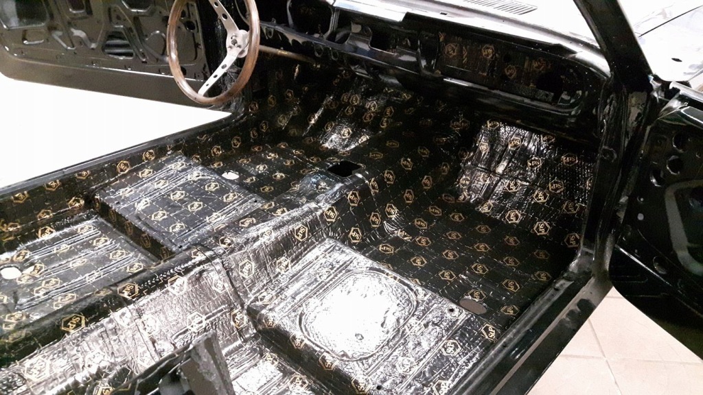 Мат шумоизоляционная нет битумная black gold 2,3mm с алюминий на дверь крыша Киев