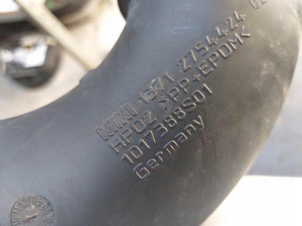 фото №3, Mini cooper r56 wąż воздухозаборник воздуха 101738s01