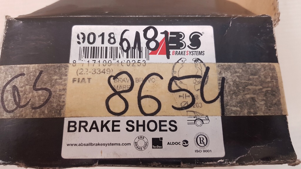 фото №5, Fiat bravo marea гальмівні колодки гальмівні задня