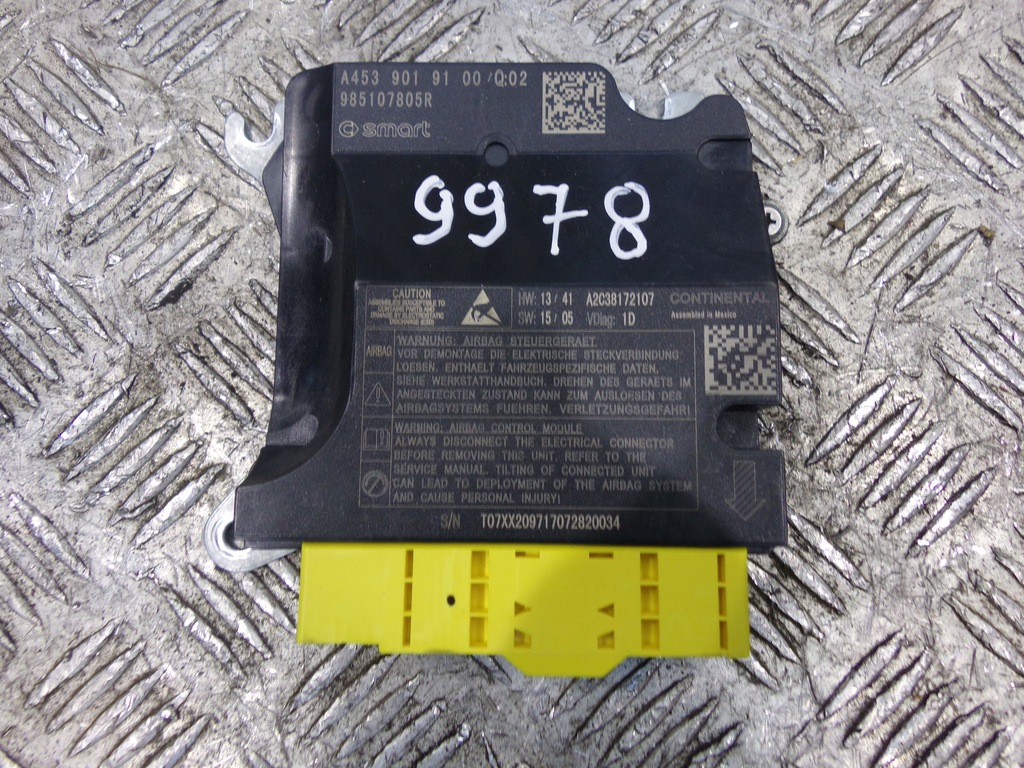 фото №1, Smart brabus модуль подушка безопасности a4539019100