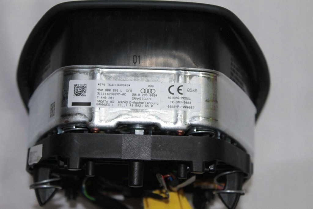 фото №9, Audi a6 a7 c8 сіра шкіра struktur подушка безпеки панель  панель приладів приладова комплект