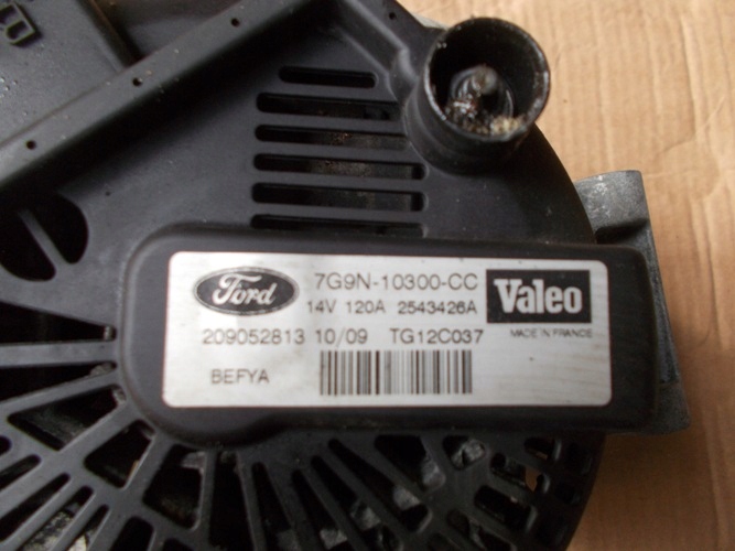 фото №1, Ford fiesta mk7 генератор 1.25