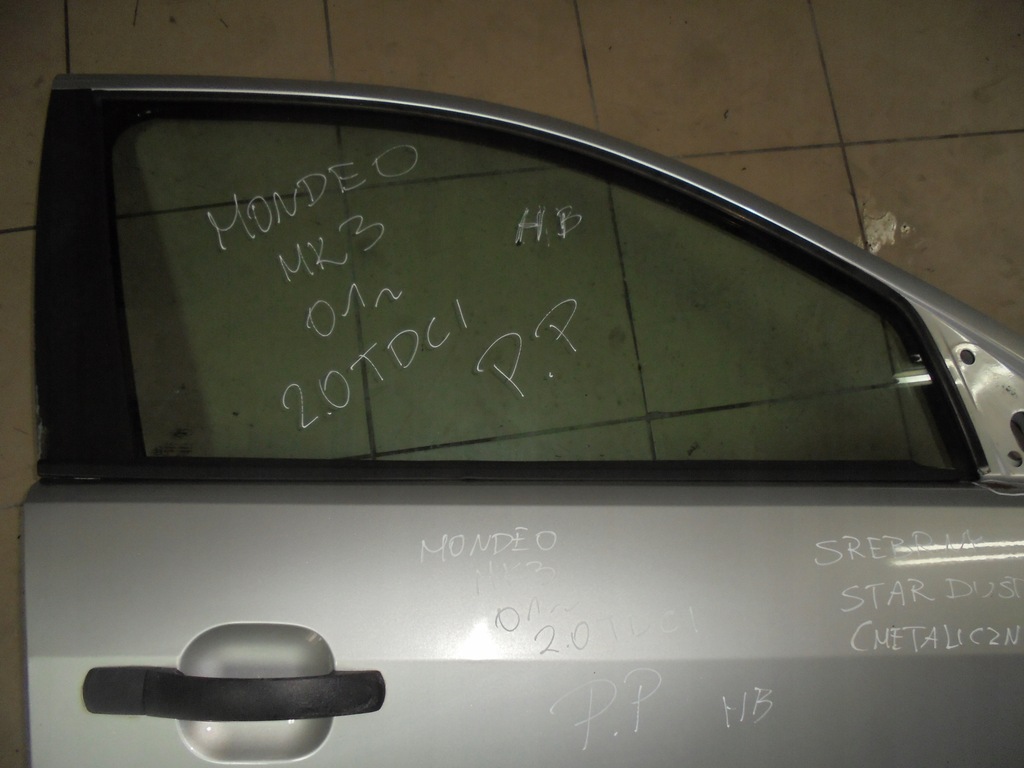 фото №1, Mondeo mk3 скло двері права перед