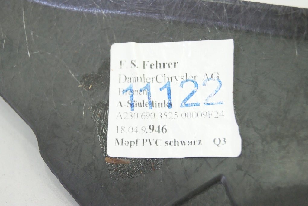 фото №6, Захист стійка ліва mercedes sl350 r230 08